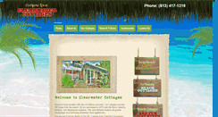 Desktop Screenshot of clearwatercottages.com